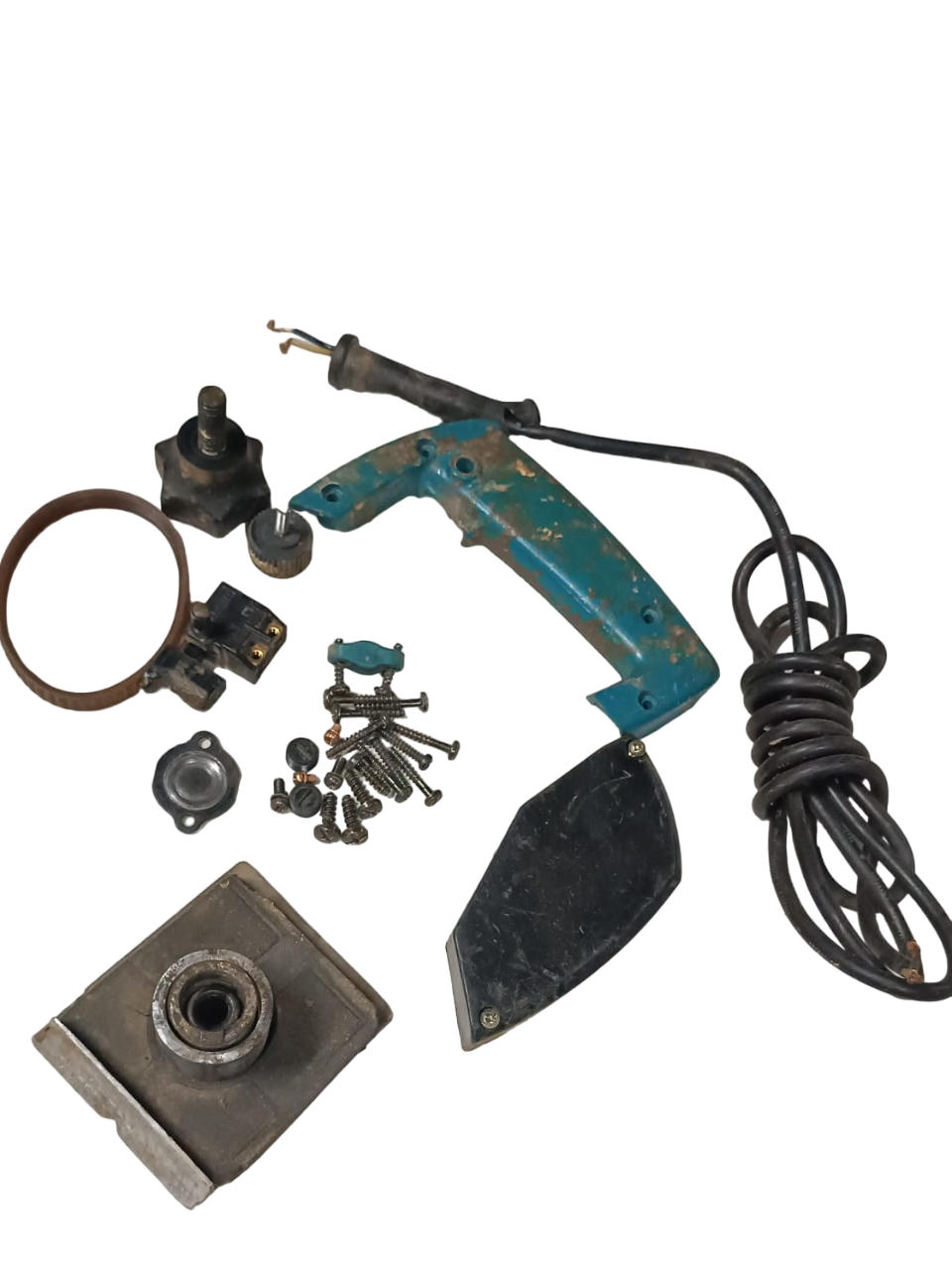 CX MOTOR COMPELTO E CABO P/ PLAINA MAKITA 1900B 110V - Imagem 3