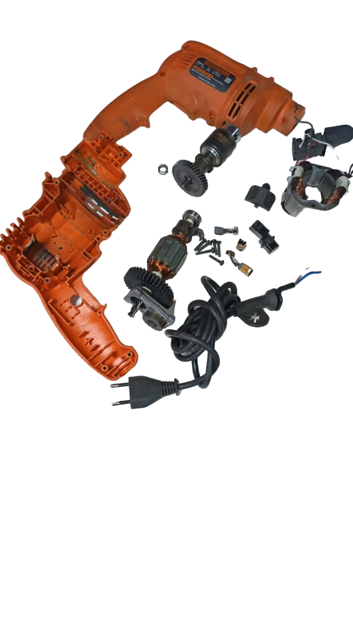 MANDRIL E CABO P/ FURADEIRA IMPACTO BLACK+DECKER TP550BR 110v - Imagem 3