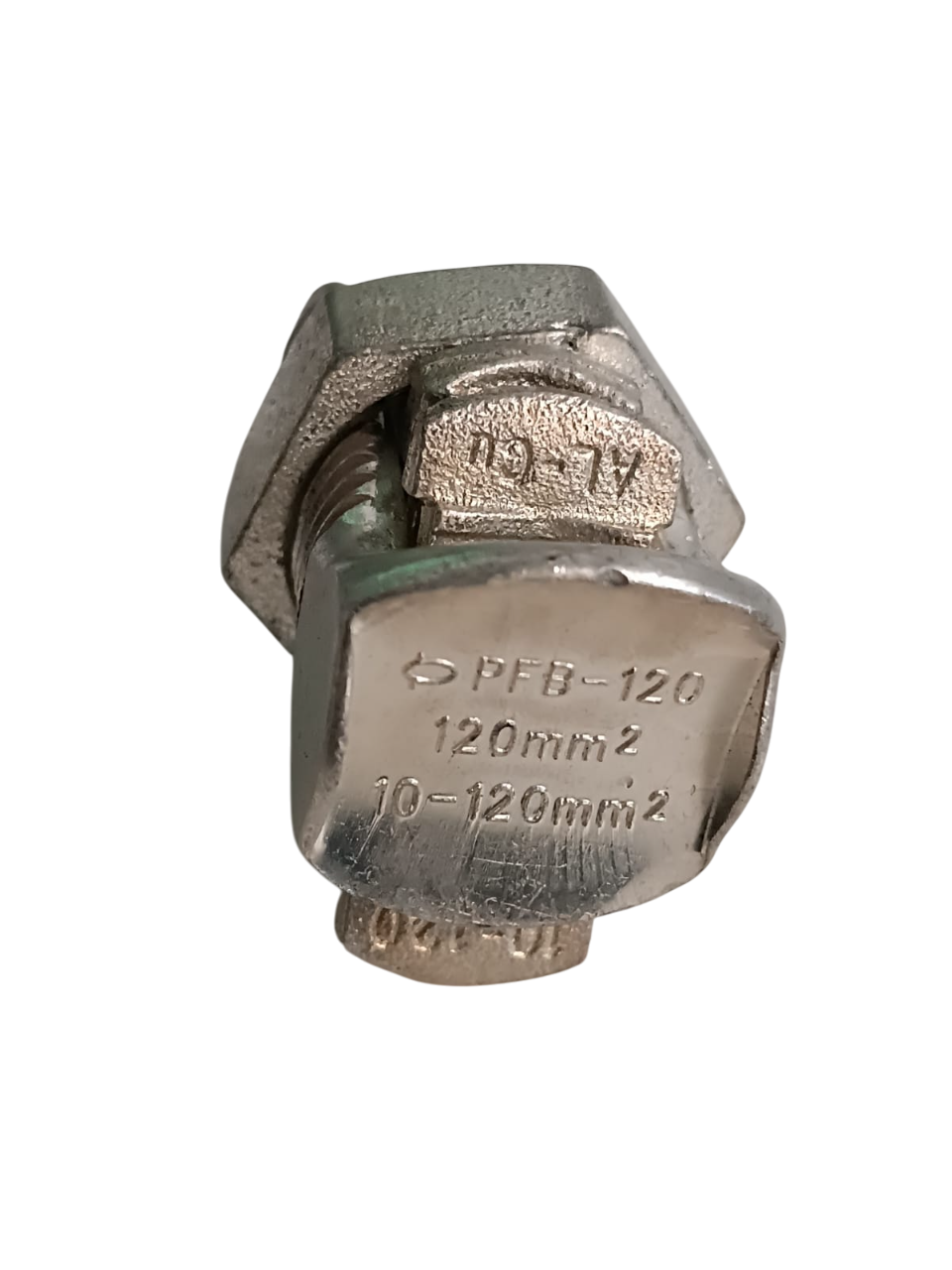 5 CONECTOR PARAFUSO FENDIDO120 Mm² SPLIT BOLT 1858 - Imagem 3