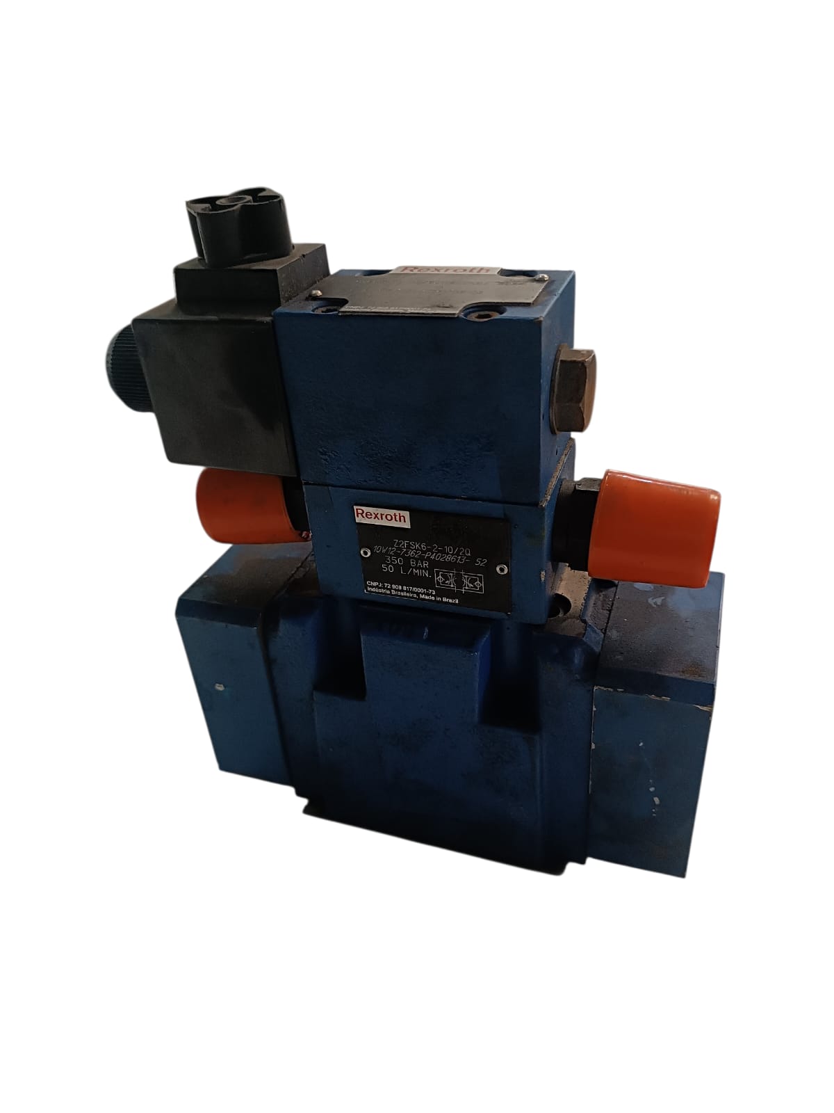 VÁLVULA DIRECIONAL HIDRÁULICA 4WEH10 D4X/6EW220N9ETS2K4 REXROTH