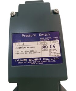PRESSOSTATO DE PISTÃO TAIHEI BOEKI TDZ-4